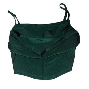 Elegant Green Spaghetti Strap Top